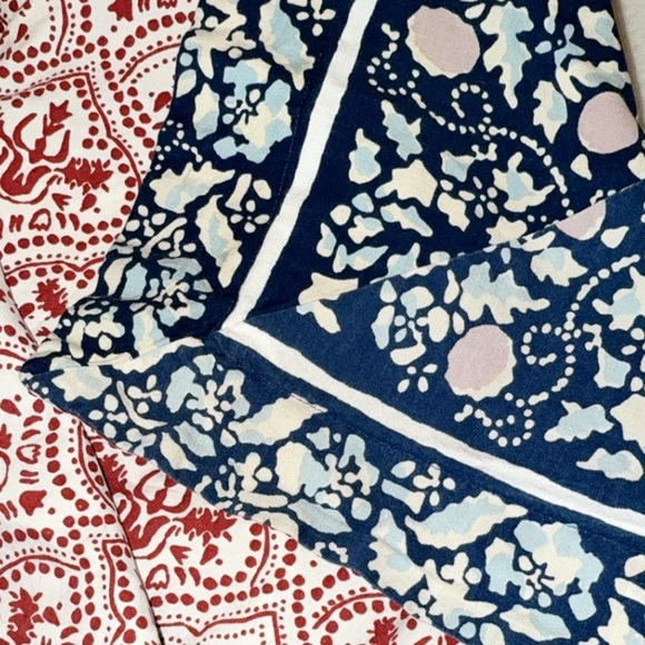 Anthropology Meguro Boho Cotton Slub dorm Twin Duvet cover sold out @ $370 - Picture 14 of 15